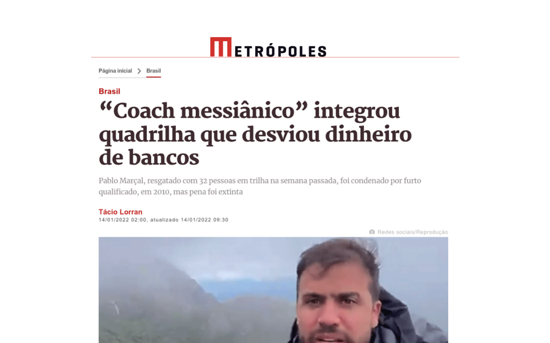 “Coach messiânico” integrou quadrilha que desviou dinheiro de bancos