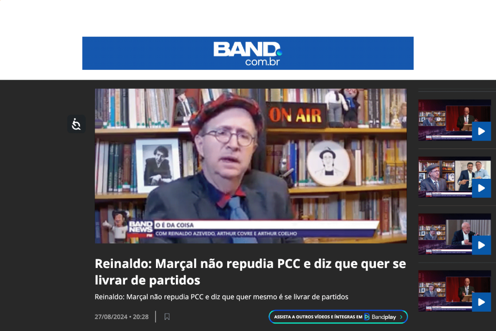 Reinaldo: Marçal não repudia PCC e diz que quer se livrar de partidos