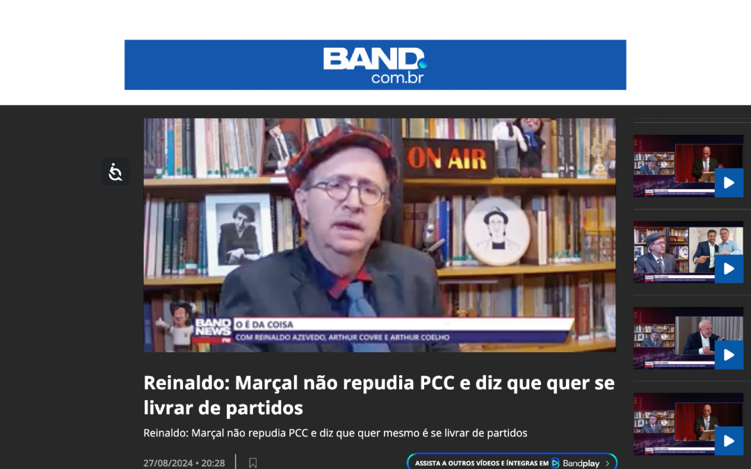 Reinaldo: Marçal não repudia PCC e diz que quer se livrar de partidos