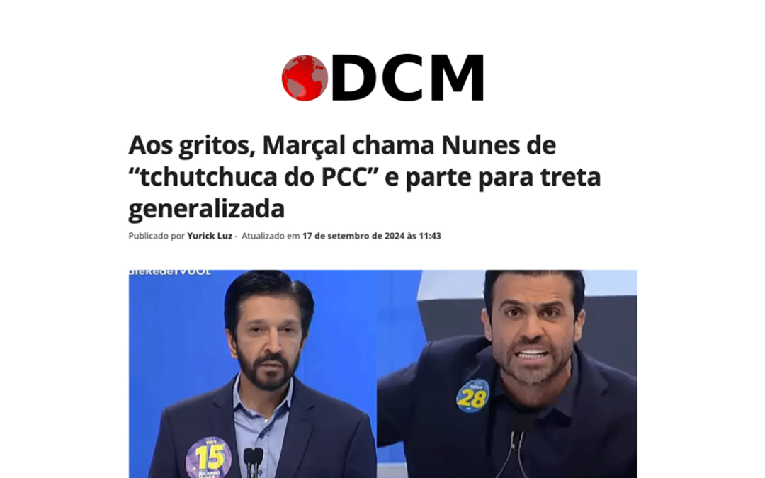 Aos gritos, Marçal chama Nunes de “tchutchuca do PCC” e parte para treta generalizada