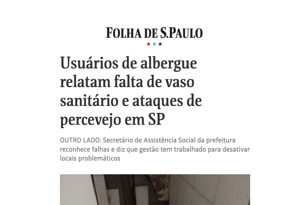 Centro de acolhida da Prefeitura de SP tem sinais de abandono