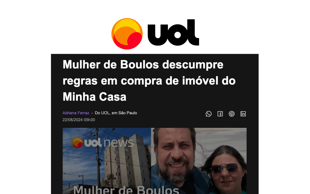 Mulher de Boulos descumpre regras em compra de imóvel do Minha Casa, Minha Vida